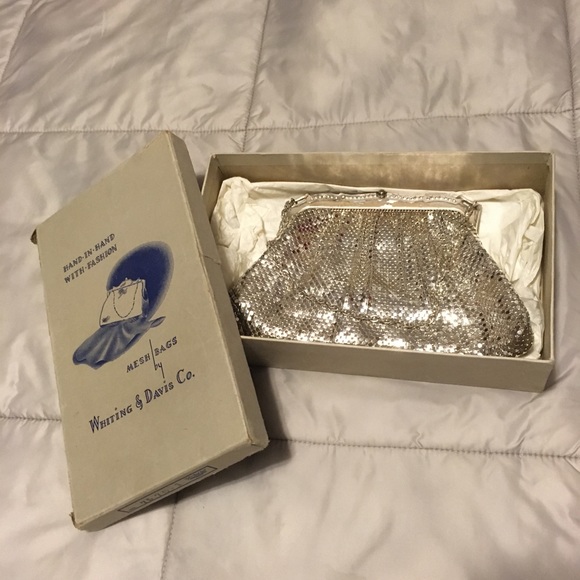 New in Box 1930s Vintage Whiting & Davis Co. Mesh Bag - Picture 7 of 7